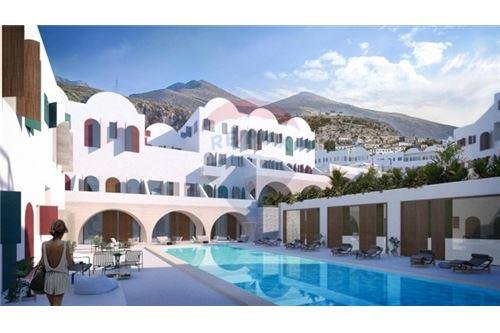 Dhermi, shitet apartament 1+1+BLK Kati 1, 85 m² 257.100 Euro (Santorini Residence, Dhermi)