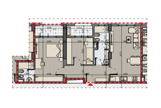 Tirane, shitet apartament 2+1 Kati 5, 114 m² 158.200 Euro (Bulevardi i Ri)