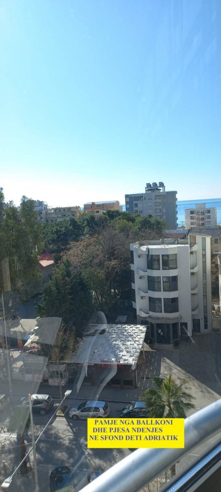 Durrës-Plazh,Shitet Apartament Cilësor,tip 2+1,ballkon,kat 7,pallat ri 8-kat,sip.81m², Cmim 84'000€, buzë rr.Pavarsia, 200m nga deti, tek rrugica Leon