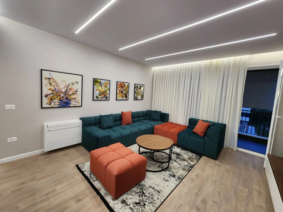 Tirane, jepet me qera apartament 2+1 Kati 3, 116 m² 900 € (Don Bosko, Trio Tower Residence)