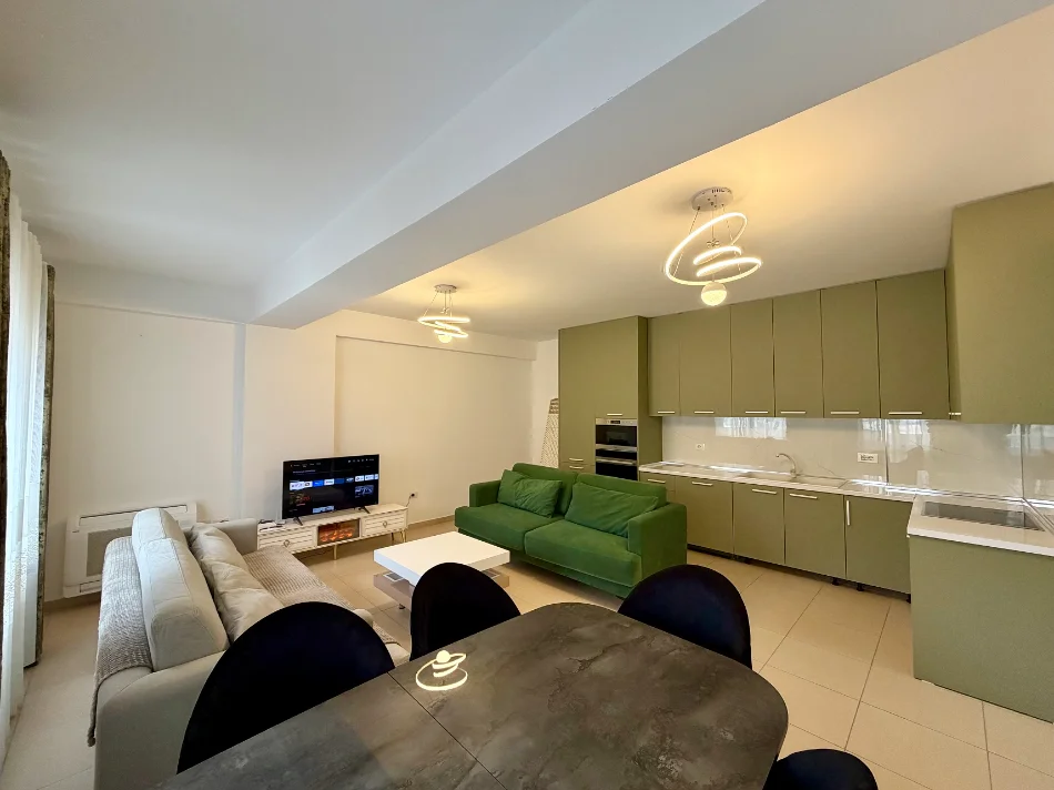 Tirane, jepet me qera apartament 1+1+Aneks Kati 3, 78 m² 50'000 leke/muaj (Rezidenca Kodra e Diellit)