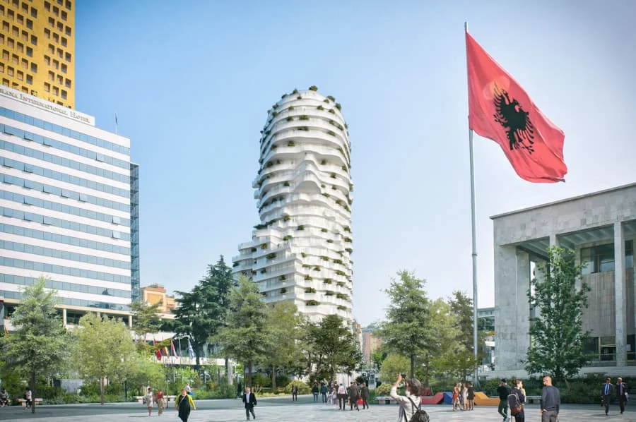 Tirane, shitet apartament 1+1+Ballkon Kati 8, 118 m² 487.736 € (Sheshi Skenderbej)