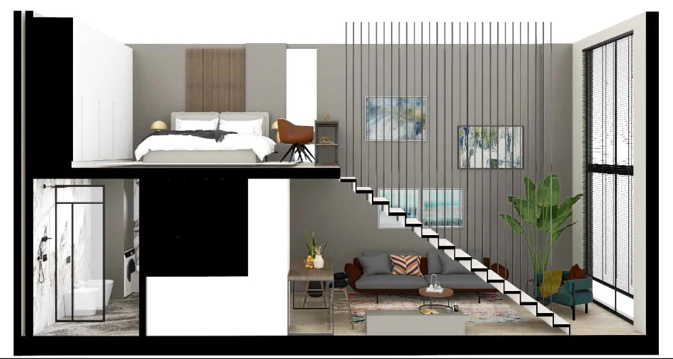 Golem, shitet apartament duplex Dublex Kati 0, 48 m² 65.000 € 