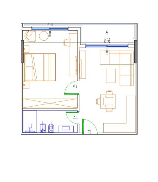 Durres, shitet apartament 1+1 Kati 2, 67 m² 80.280 € (Mali i Robit)