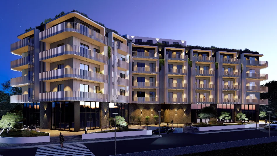 Qerret, shes apartament 1+1+Ballkon Kati 1, 67 m² 97.585 € (Rruga e Fshatrave Turistike)