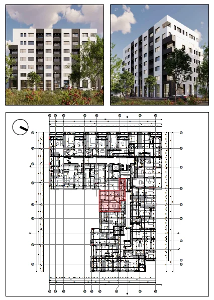 Tirane, shitet apartament 1+1+Ballkon Kati 3, 76 m² 72.500 € 