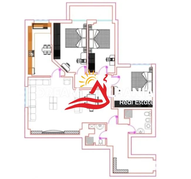 Tirane, jepet me qera apartament 3+1 Kati 11, 171 m² 800 € (ne zonen e Brrylit, prane “Maternitetit te Ri”)