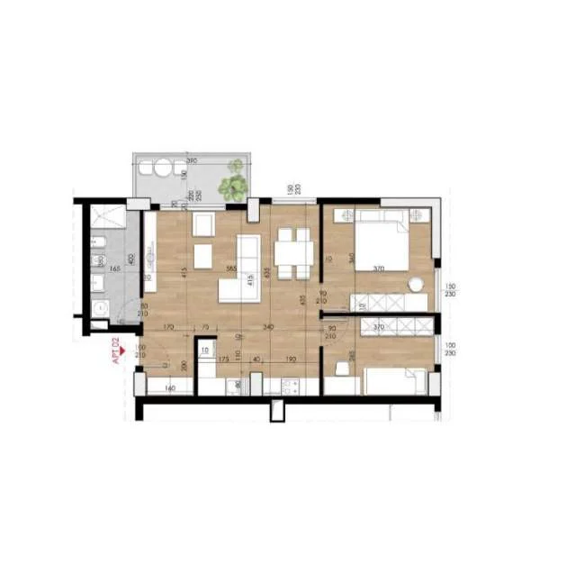 Tirane, shitet apartament 1+1+BLK Kati 1, 75 m² 100.000 Euro (Rruga Dritan Hoxha)