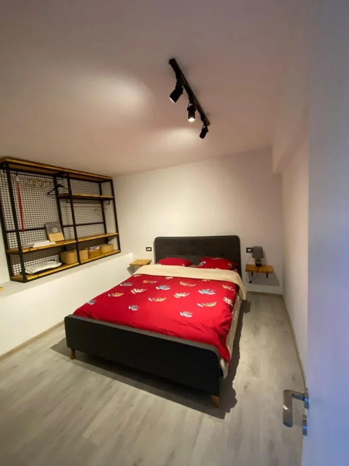 Tirane, jepet me qera apartament 1+1 Kati 1, 65 m² 450 € (Rruga Karl Gega)