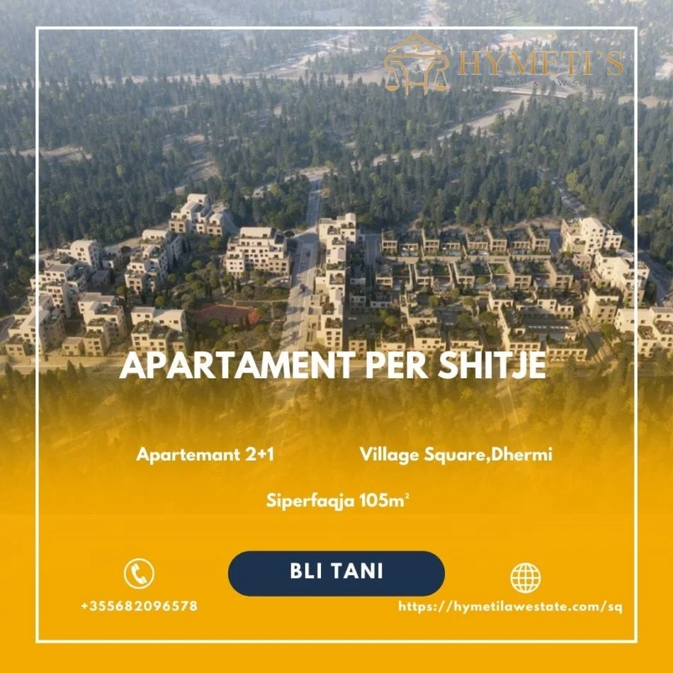 Dhermi - Palase, shitet apartament 2+1 , 105 m² 