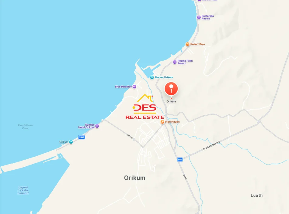 Radhime - Orikum, shitet toke , 5.000 m² (Orikum)