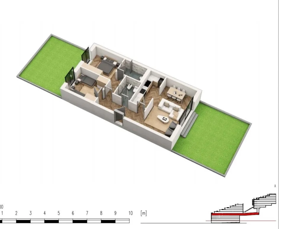 Tirane, shes apartament 2+1+Ballkon Kati 3, 101 m² 236.500 € (Kopshti Zoologjik)