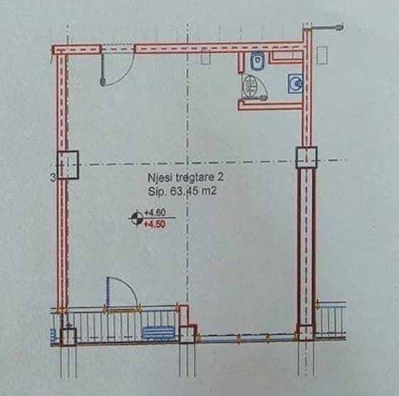 Tirane, jepet me qera zyre Kati 1, 74 m² 1.100 € (Lake View Residence)