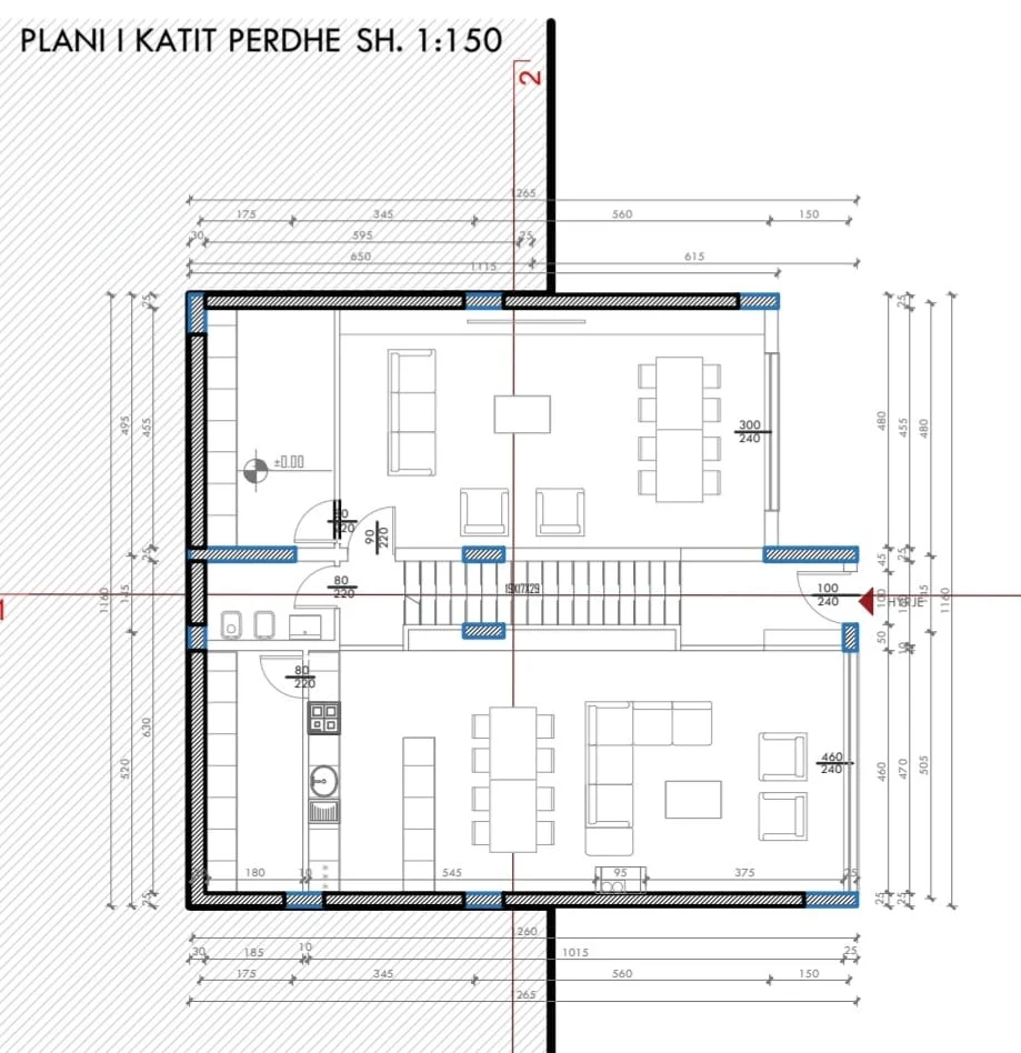 Tirane, shes Vile 2 Katshe , 300 m² 666.000 € (Mullet)