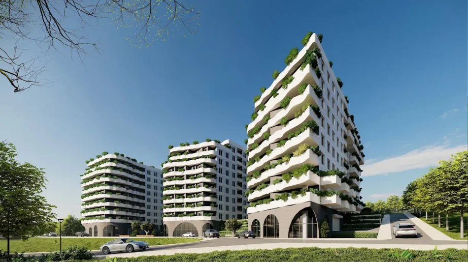 Shitet: 2+1+2🚾 & 1 Ballkon Perfekt ✨️ Paskuqan - Aluna Residence 📍 109 m²,Kati 2, Ndërtim i ri 2026 Çmimi 122.000€ 💶 Planimetri Ultra ✅️