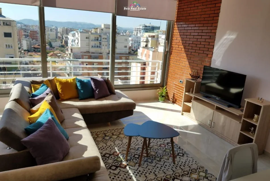 Tirane, jepet me qera apartament 1+1+Ballkon Kati 9, 65 m² 600 € (Myslym Shyri)