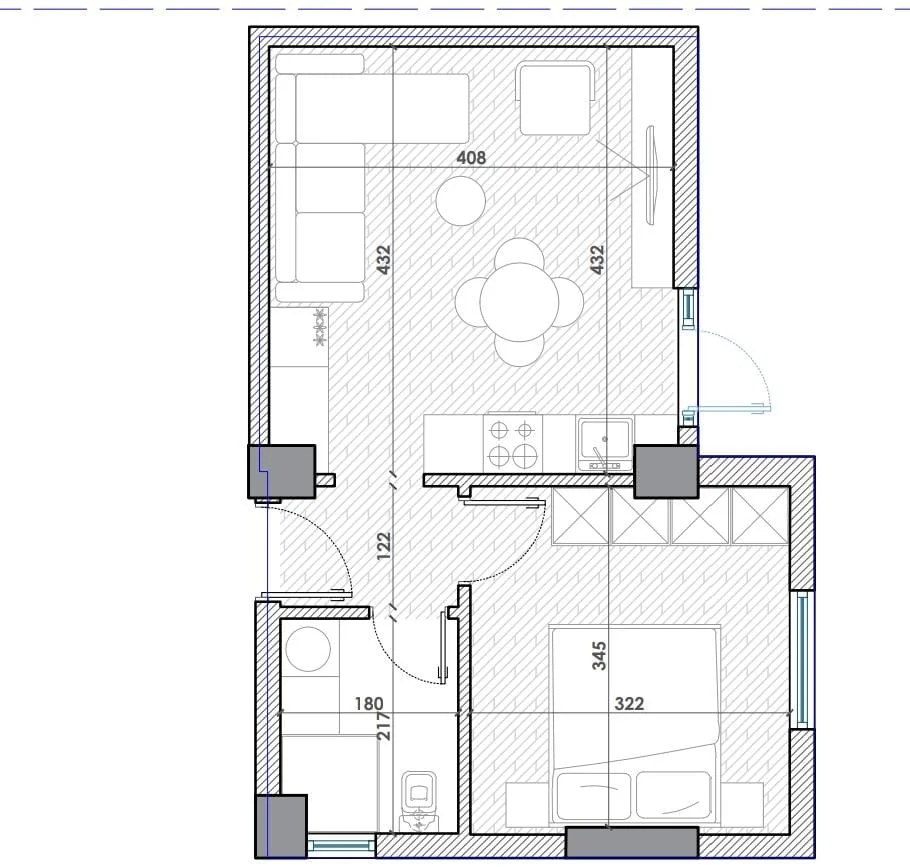 Shitet: 1+1 Himarë 📍 - (120.000 Eu) Sip : 46 m² & 100 m² Oborr 🟢 Ne Perfundim Suvatimesh & Sistem Kapot (5 min larg Detit) 🌊