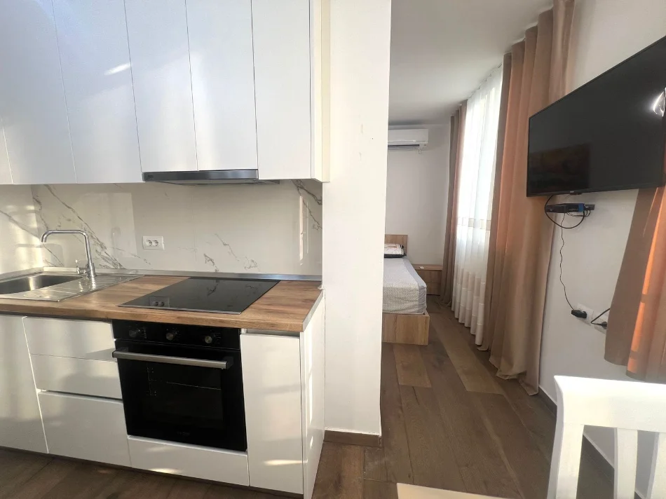 Tirane, jepet me qera garsonier Kati 9, 40 m² 600 € (sheshi willson)