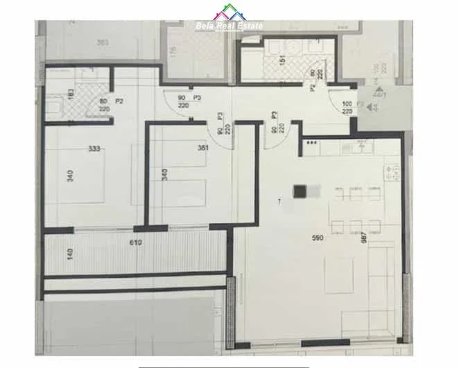 Tirane, shes apartament 2+1 Kati 12, 130 m² 328.000 € (muhamed gjollesha)