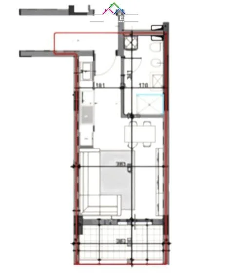 Durres, shes garsonier Kati 3, 46 m² 54.000 € (golem)