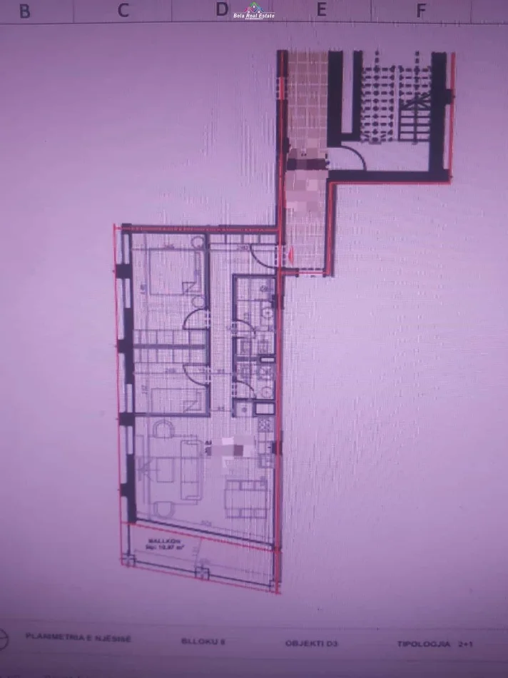 Vlore, shes apartament 2+1 Kati 4, 101 m² 326.000 € (Vlora – Marine)