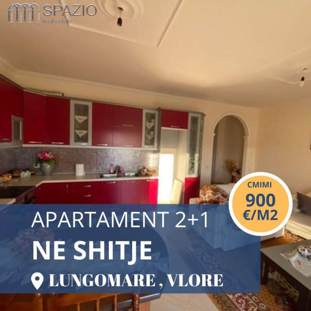 Vlore, shitet apartament 2+1+A+BLK Kati 8, 125 m² 900 Euro/m2 (Lungomare)