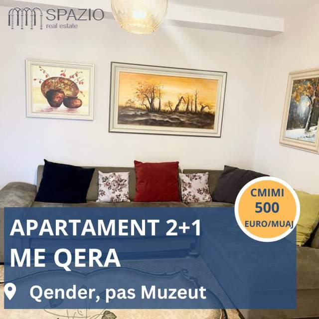 Tirane, jepet me qera apartament 2+1+BLK Kati 3, 102 m² 500 Euro (Qender)