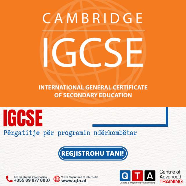 QTA - Kurse për IGCSE, IB, A-Level