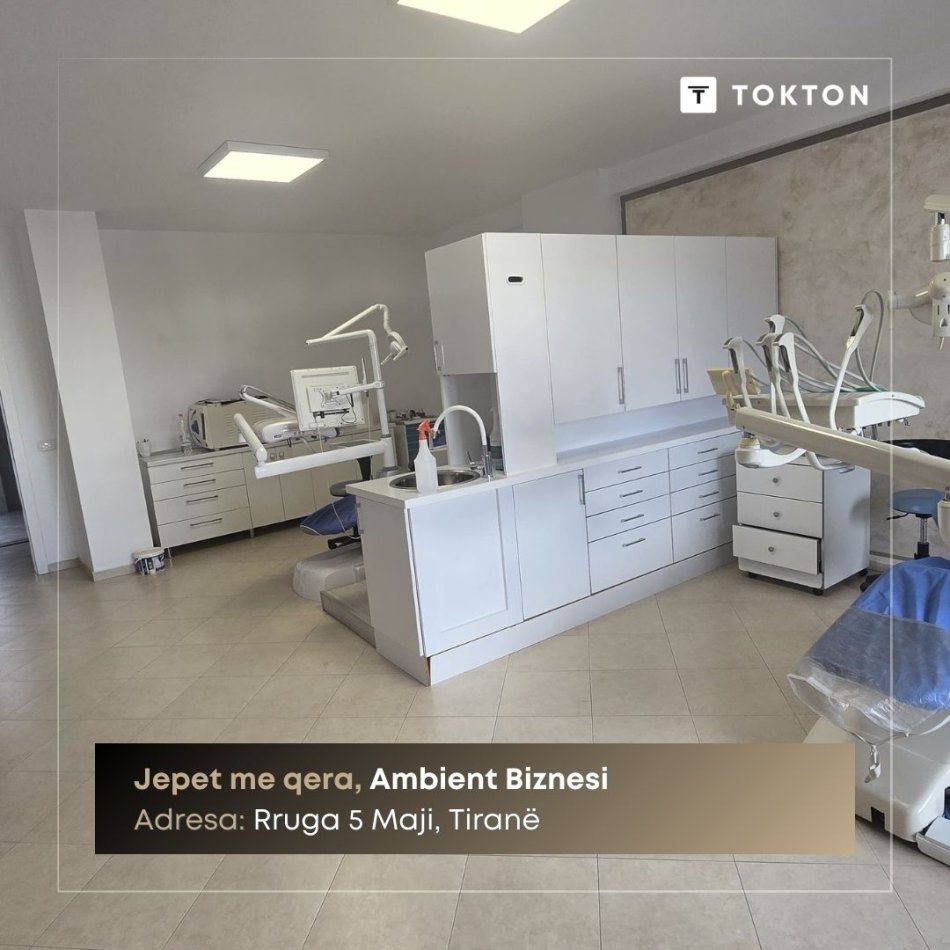 Tirane, jepet me qera ambjent biznesi Kati 1, 130 m² 550 € (Rruga 5 Maji, Tiranë, TT 1421)