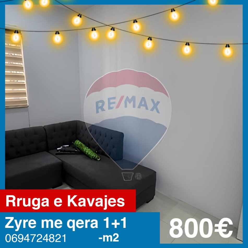 Tirane, jepet me qera apartament 1+1 Kati 0, 65 m² 800 € (Rruga e Kavajes)