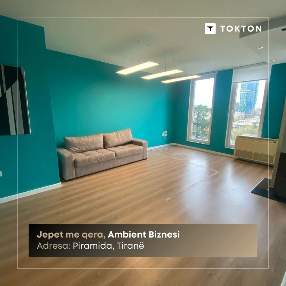 Tirane, jepet me qera ambjent biznesi Kati 4, 110 m² 1.200 € (Piramida, Tiranë, TT 1940)