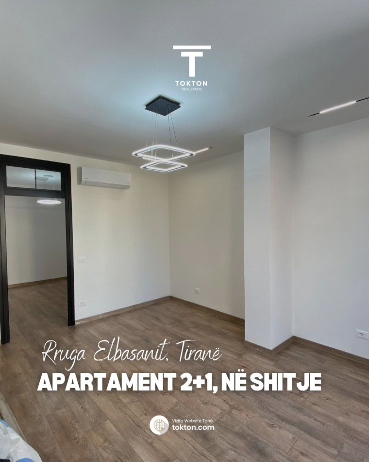 Tirane, shitet apartament 2+1 Kati 2, 77 m² 192.000 € (Rruga e Elbasanit, Tiranë, TT 2085)