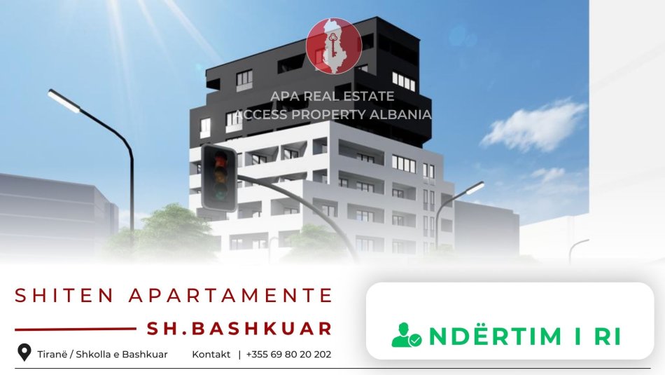 Tirane, shitet apartament , (Shkolla e Bashkuar)