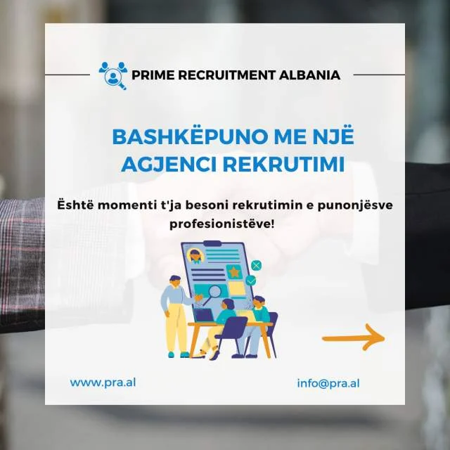 Jeni duke kerkuar staf ne kompanine tuaj?