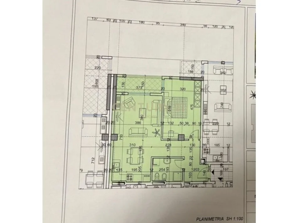 Tirane, shitet apartament 1+1 Kati 4, 77 m² 92.000 € 