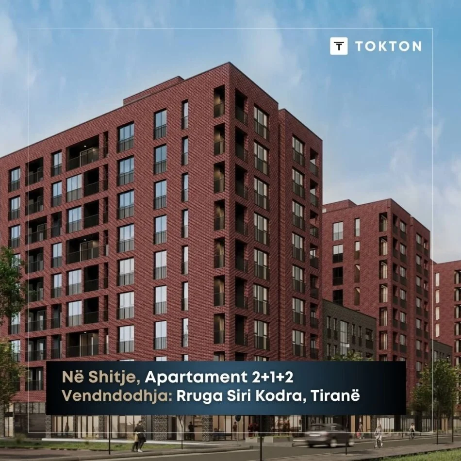 Tirane, shitet apartament 2+1 Kati 3, 95 m² 128.628 € (Rruga Siri Kodra)