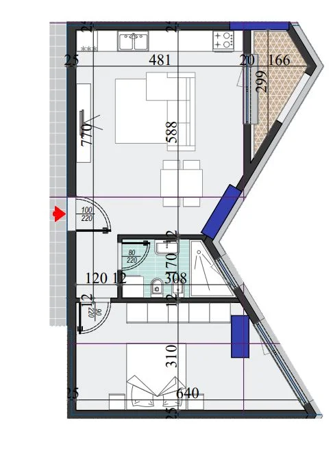 Apartamente në Shitje në Rrugën "Dritan Hoxha"  120.000 € !