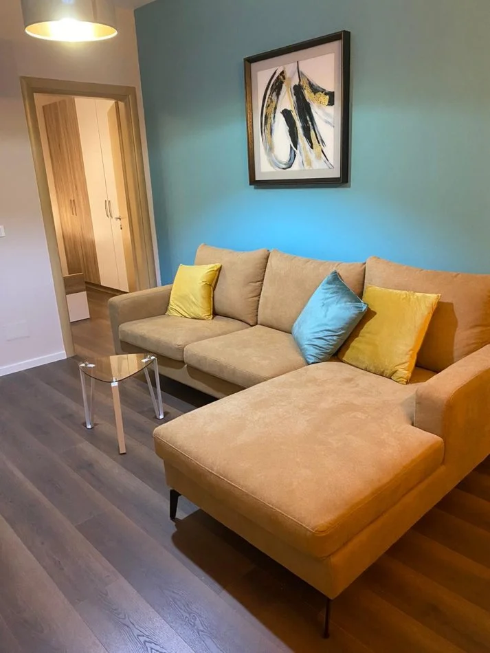 Tirane, jepet me qera apartament 1+1+Ballkon Kati 7, 70 m² 600 € (Kompleksi Delijorgji, Rruga e Kavajes)