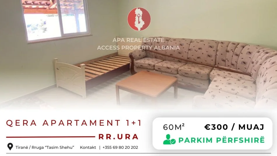 Tirane, jepet me qera Vile 1+1+Aneks Kati 2, 60 m² 300 € 