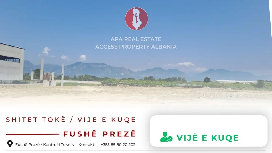 shitet toke , 10.000 m² (Fushë-Prezë)
