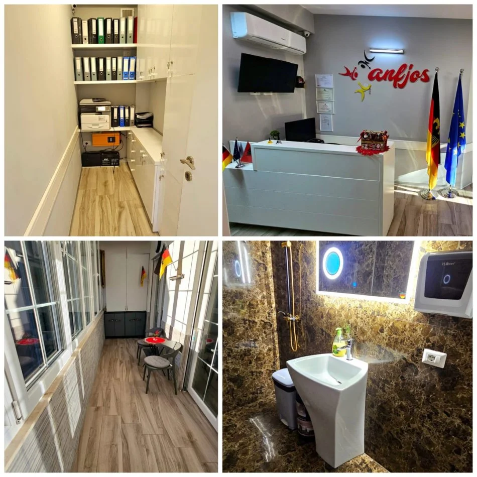 Tirane, jepet me qera ambjent biznesi Kati 1, 106 m² 800 € (Marteniteti i Ri)