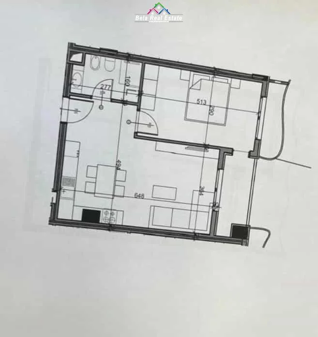 Tirane, shitet apartament 1+1 Kati 6, 73 m² 88.000 € (pakuqan)