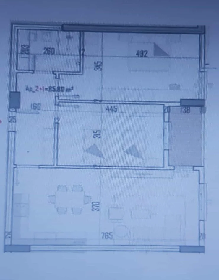 Tirane, shes apartament 2+1 Kati 4, 100 m² 76.000 € (Kamez)