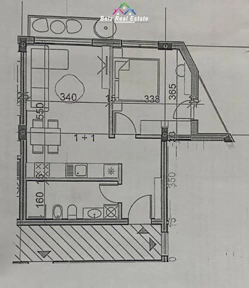 Tirane, shitet apartament 1+1 Kati 5, 63 m² 105.000 € (Ish Fusha Aviacionit)