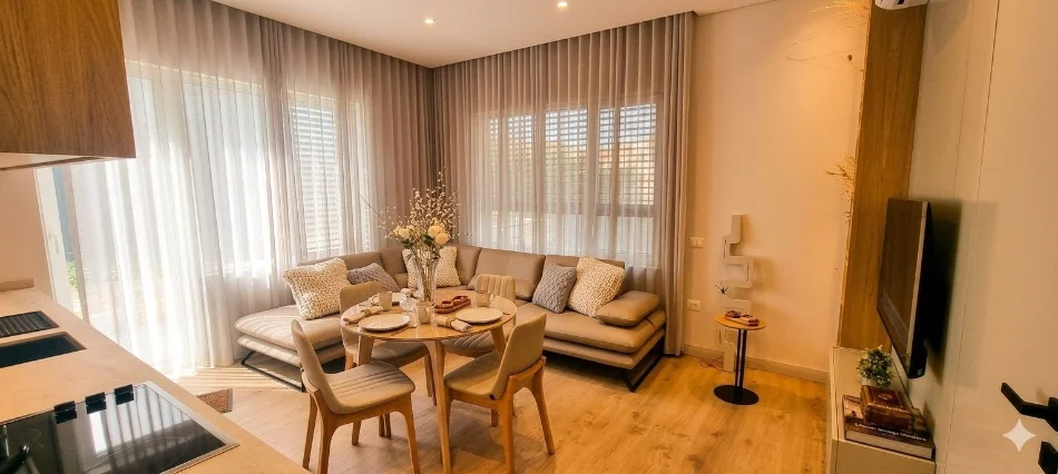 Tirane, jepet me qera apartament 1+1 Kati 2, 110 m² 900 € (Kodra e Diellit)