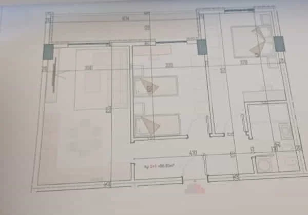 Tirane, shes apartament 2+1 Kati 2, 99 m² 120.000 € (Paskuqan)