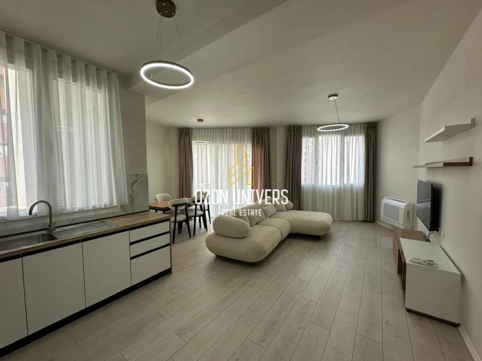 Tirane, jepet me qera apartament 1+1+Ballkon Kati 2, 65 m² 550 € (River Residence, Astir)