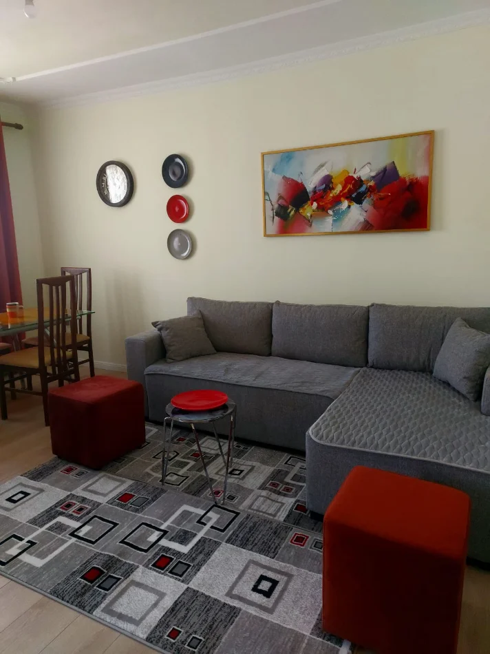 Tirane, jepet me qera apartament 1+1+Ballkon Kati 5, 60 m² 480 € (Ali Demi/Credins Bank)