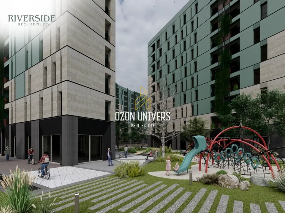 Tirane, shitet apartament 1+1+Ballkon Kati 7, 72 m² 135.850 € (Riverside Residence, Rruga Javer Malo)