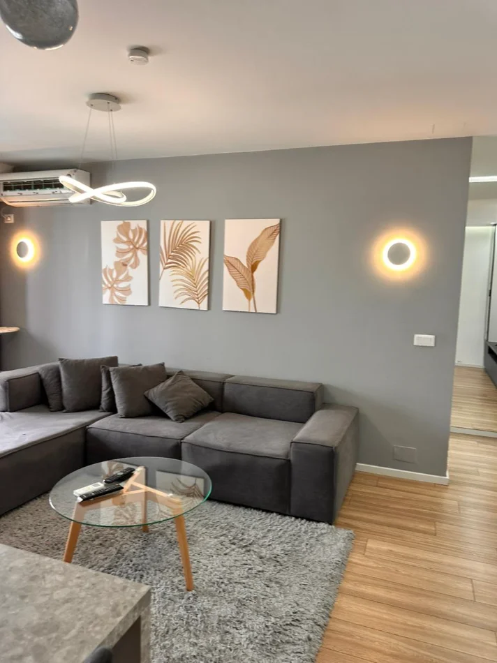 Tirane, jepet me qera apartament 1+1+Ballkon Kati 9, 65 m² 700 € (Ish Stacioni i Treni/Kompleksi Usluga)